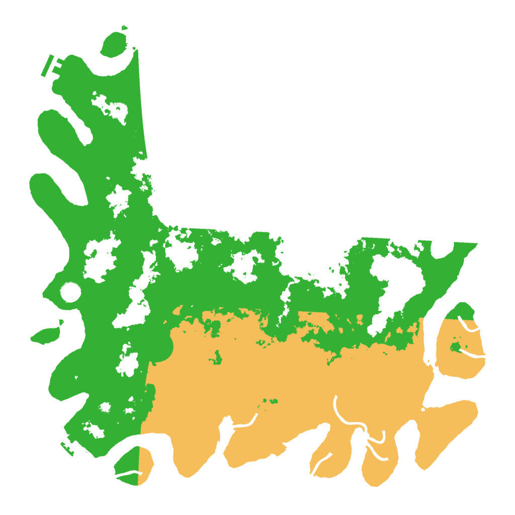 Biome Rust Map: Procedural Map, Size: 4500, Seed: 972201540