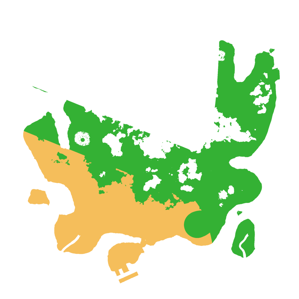 Biome Rust Map: Procedural Map, Size: 3000, Seed: 734802708