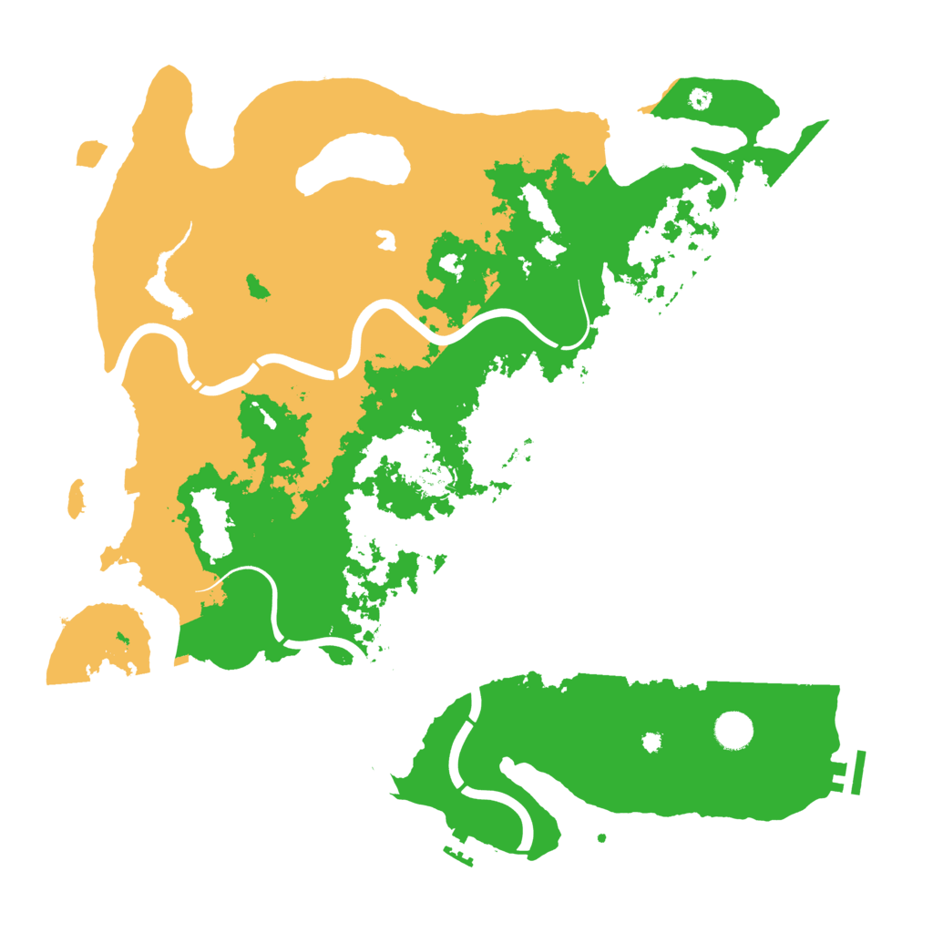 Biome Rust Map: Procedural Map, Size: 4250, Seed: 736382295