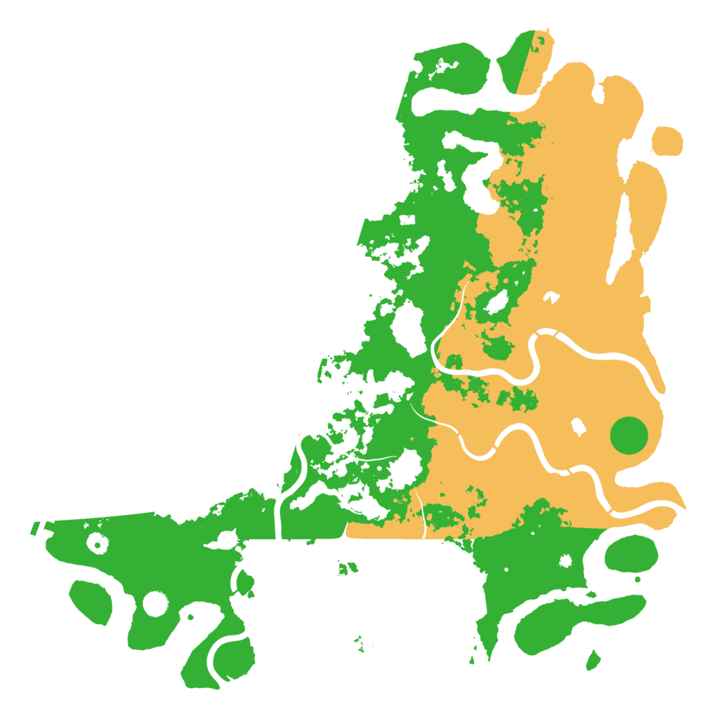 Biome Rust Map: Procedural Map, Size: 5000, Seed: 747588431