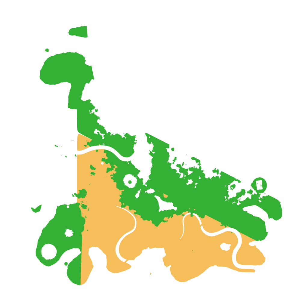 Biome Rust Map: Procedural Map, Size: 3500, Seed: 851530366