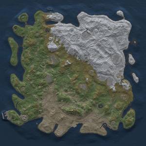 Thumbnail Rust Map: Procedural Map, Size: 4750, Seed: 221746370, 19 Monuments