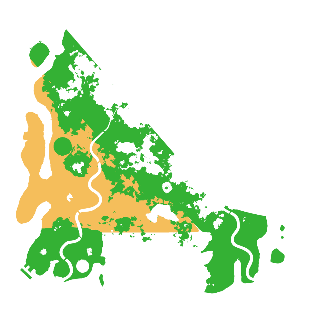Biome Rust Map: Procedural Map, Size: 4500, Seed: 5353536