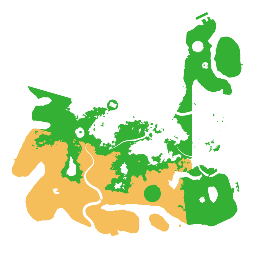 Biome Rust Map: Procedural Map, Size: 4000, Seed: 13154925