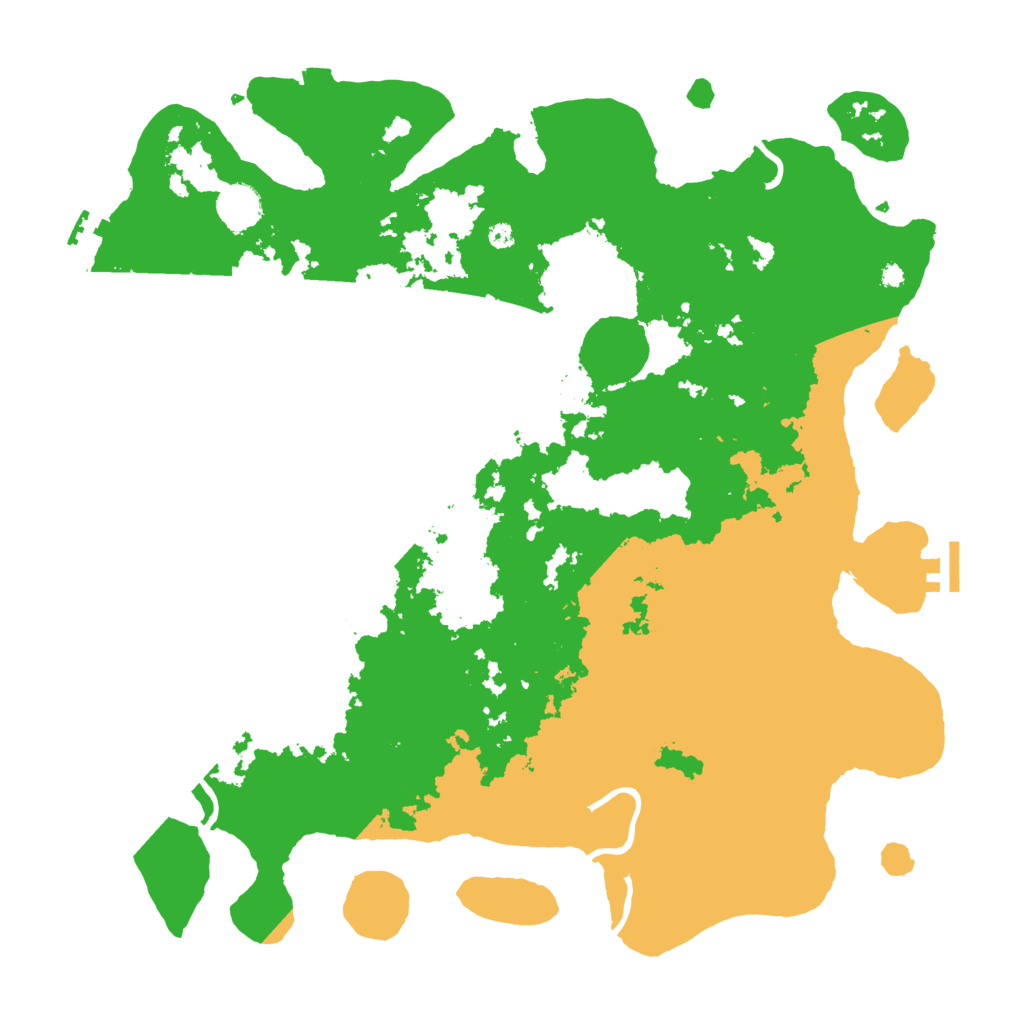 Biome Rust Map: Procedural Map, Size: 4098, Seed: 3486489