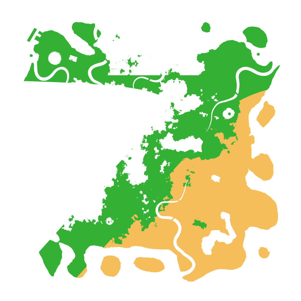 Biome Rust Map: Procedural Map, Size: 4098, Seed: 3486489