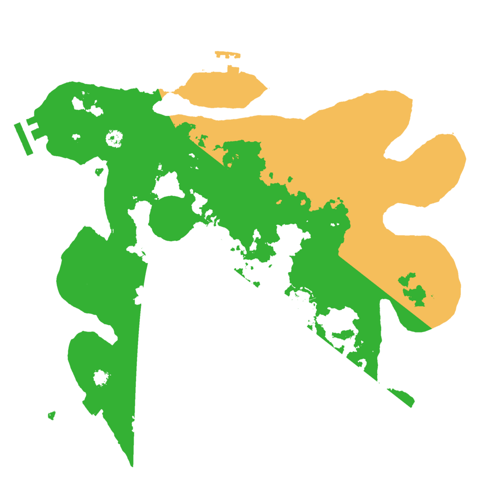 Biome Rust Map: Procedural Map, Size: 3000, Seed: 955614844