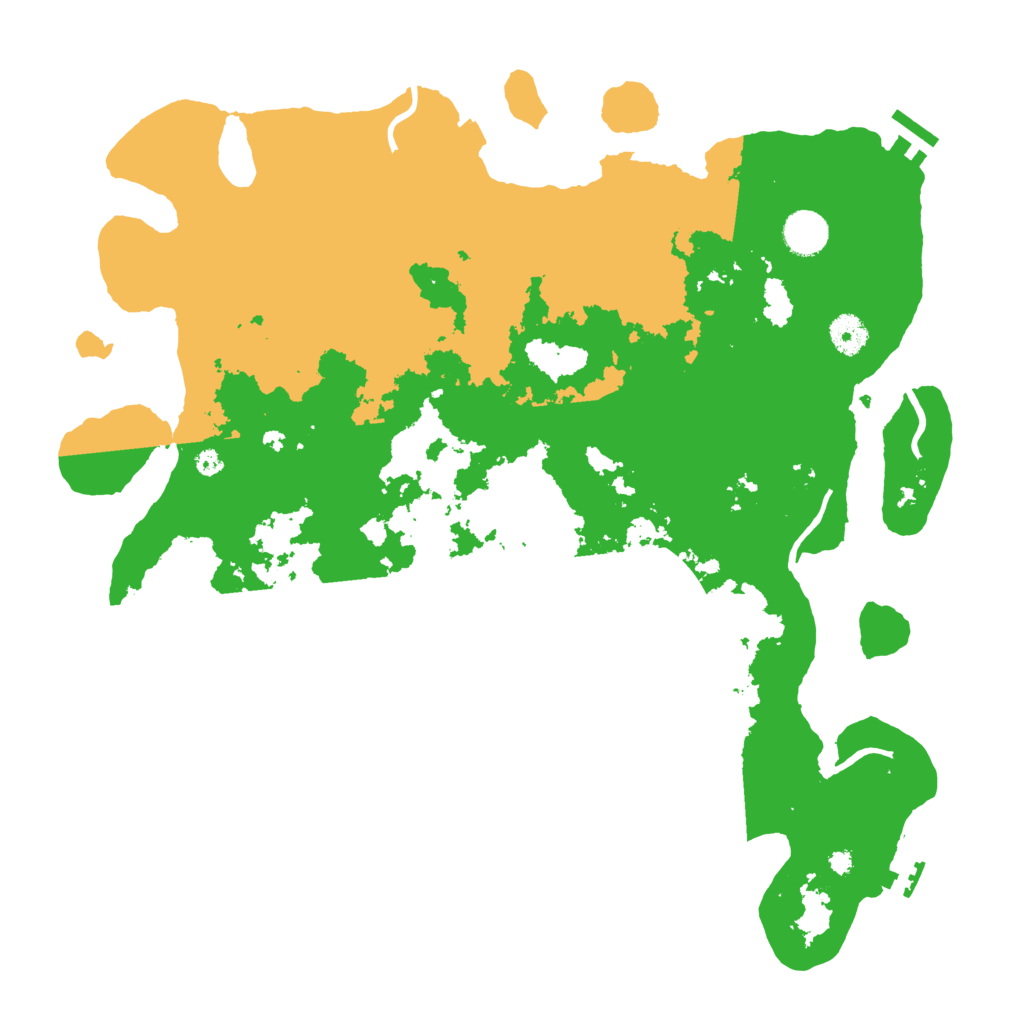 Biome Rust Map: Procedural Map, Size: 4000, Seed: 323321522