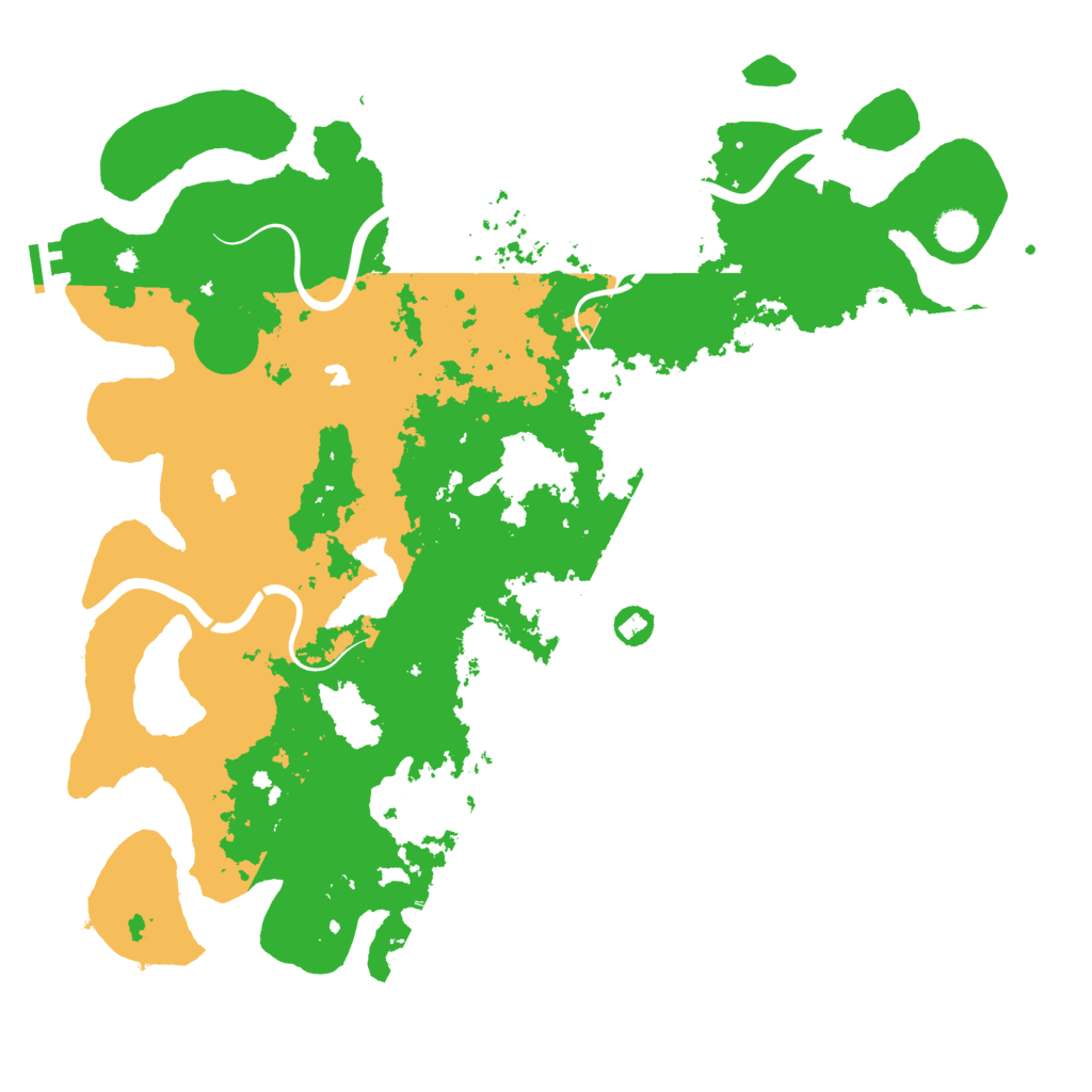 Biome Rust Map: Procedural Map, Size: 4500, Seed: 97442750