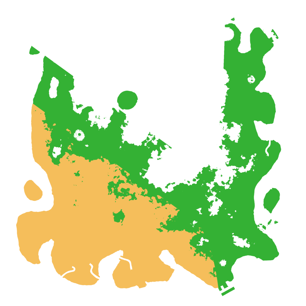 Biome Rust Map: Procedural Map, Size: 4300, Seed: 1291590194