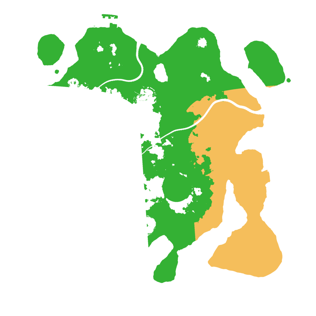 Biome Rust Map: Procedural Map, Size: 3000, Seed: 238265456