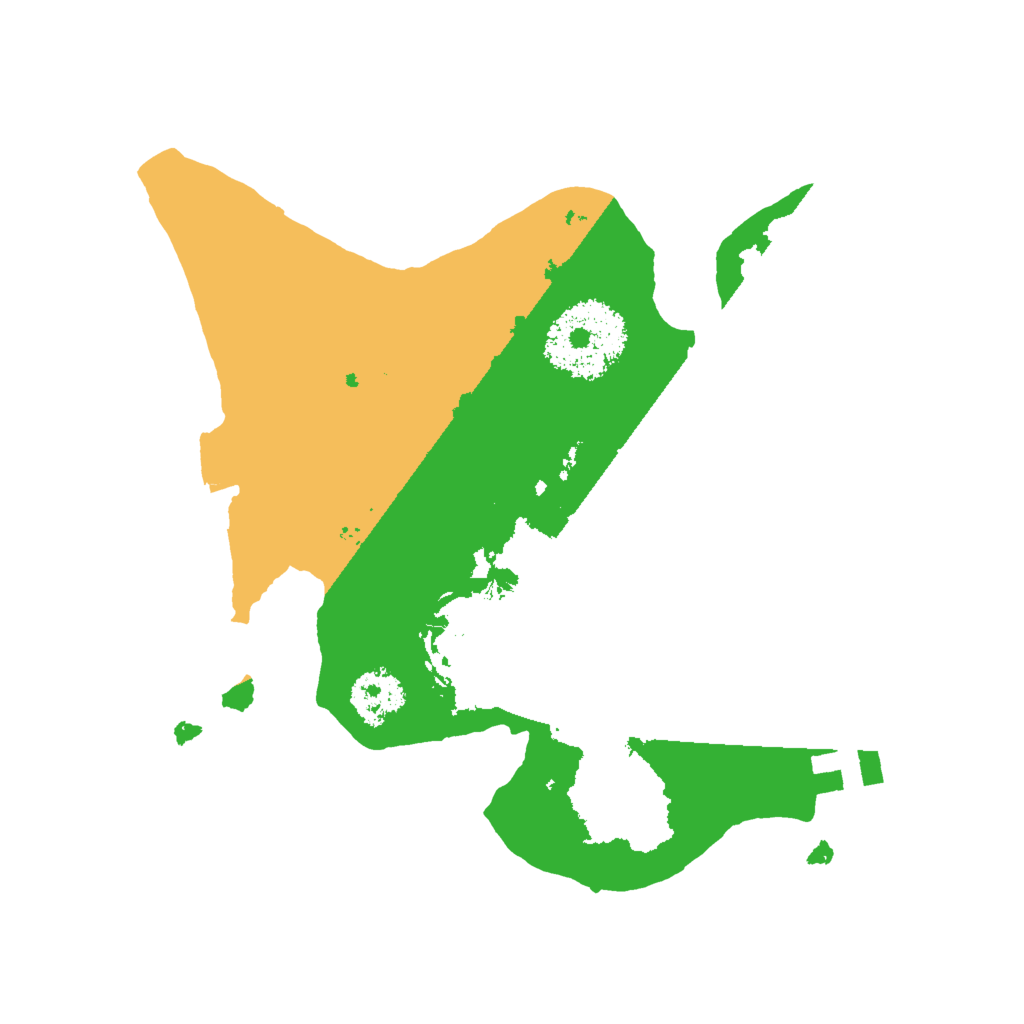 Biome Rust Map: Procedural Map, Size: 2000, Seed: 737498207