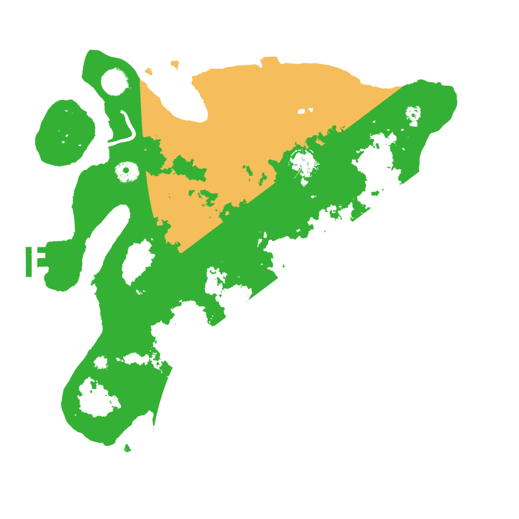 Biome Rust Map: Procedural Map, Size: 3500, Seed: 96546524