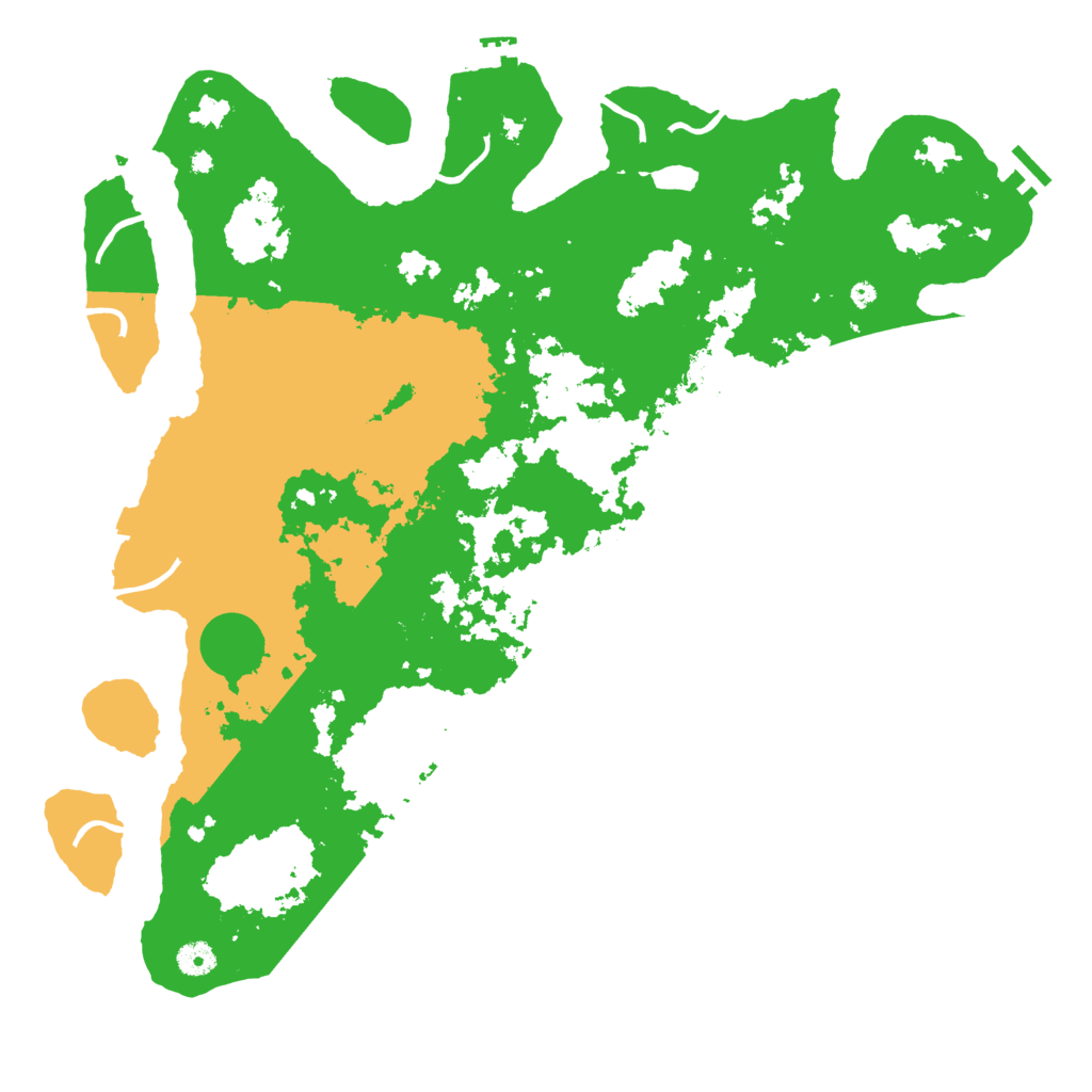 Biome Rust Map: Procedural Map, Size: 4500, Seed: 807368329