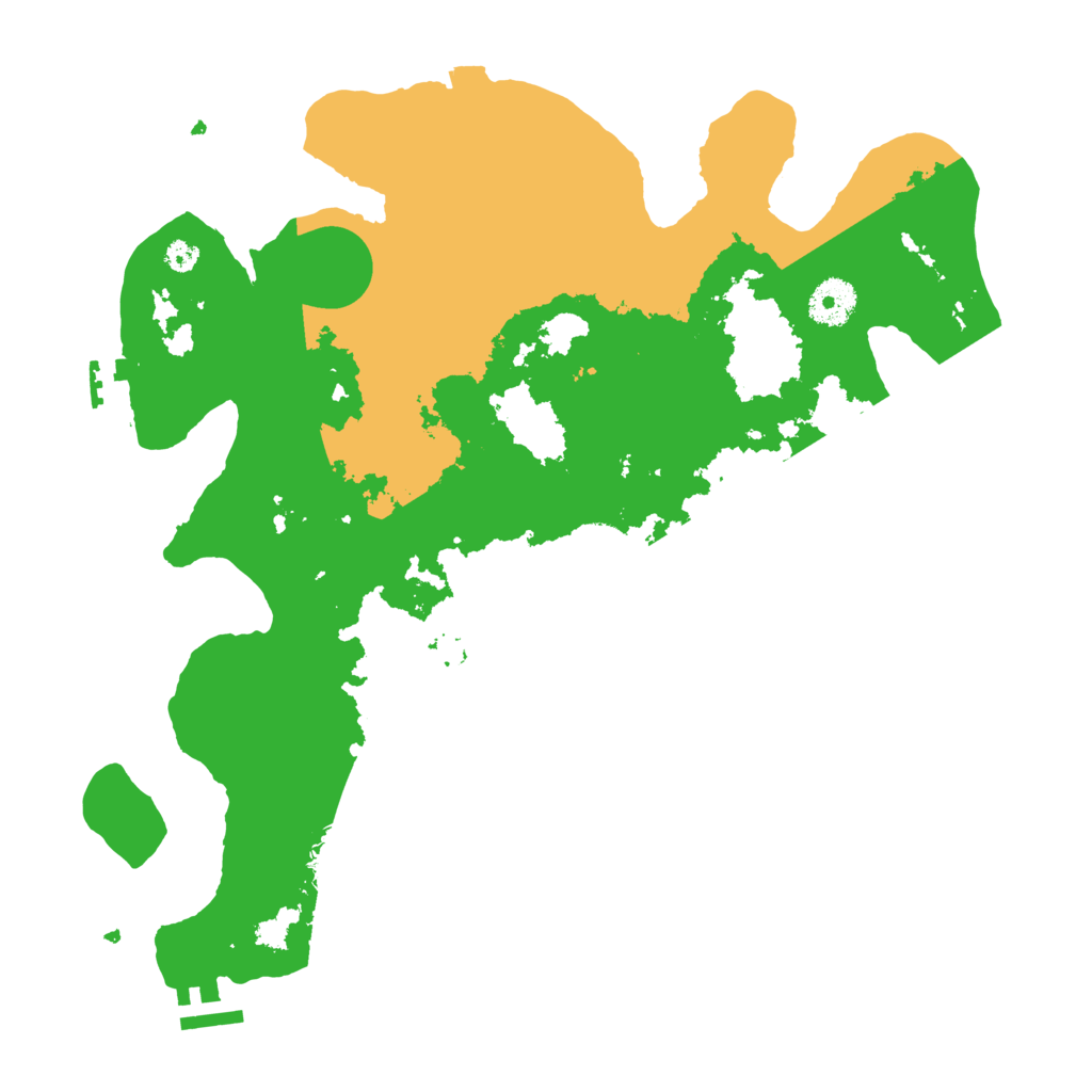 Biome Rust Map: Procedural Map, Size: 3500, Seed: 41081698