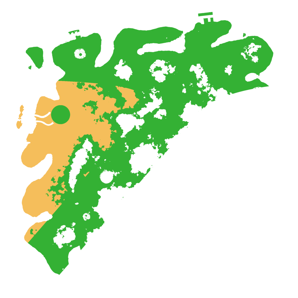 Biome Rust Map: Procedural Map, Size: 4150, Seed: 13377331