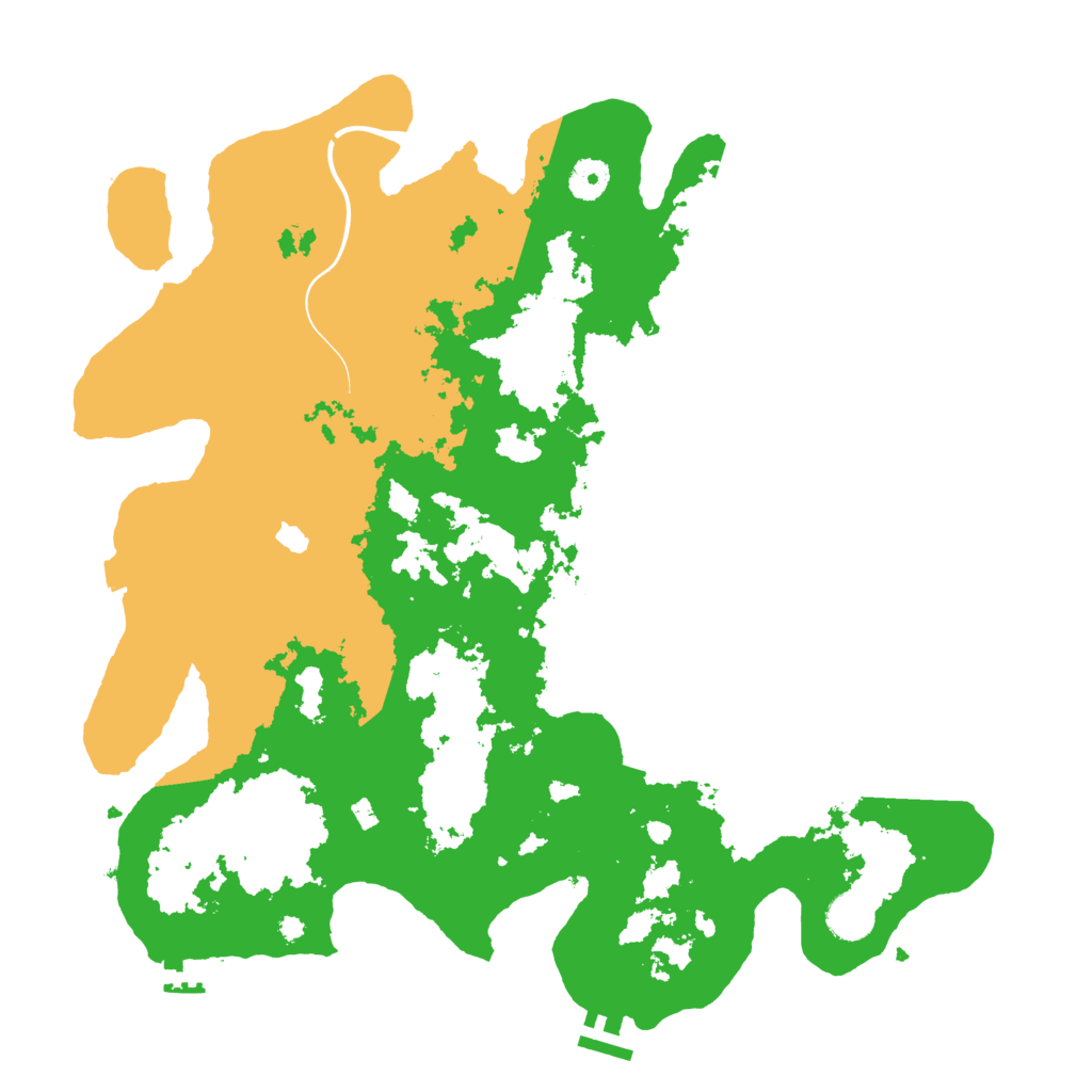 Biome Rust Map: Procedural Map, Size: 4000, Seed: 1997304544