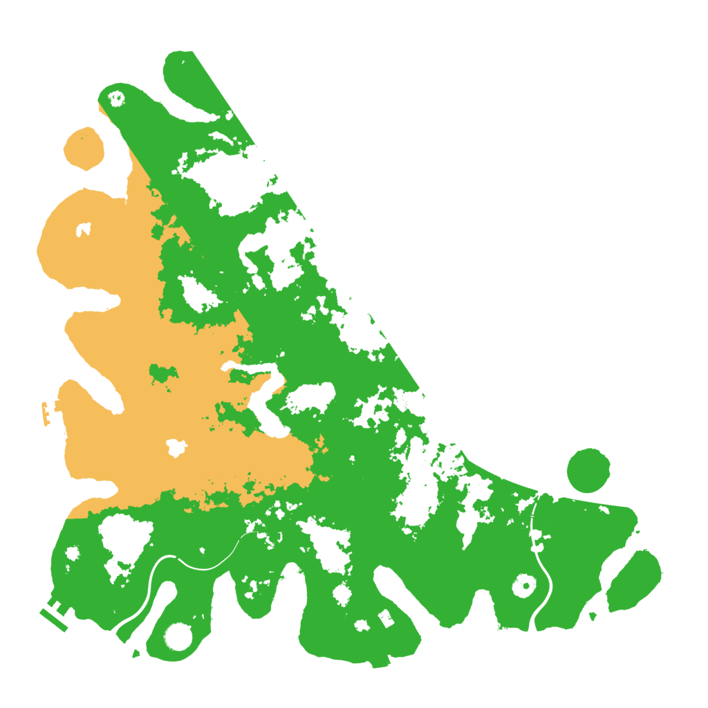 Biome Rust Map: Procedural Map, Size: 4500, Seed: 44765