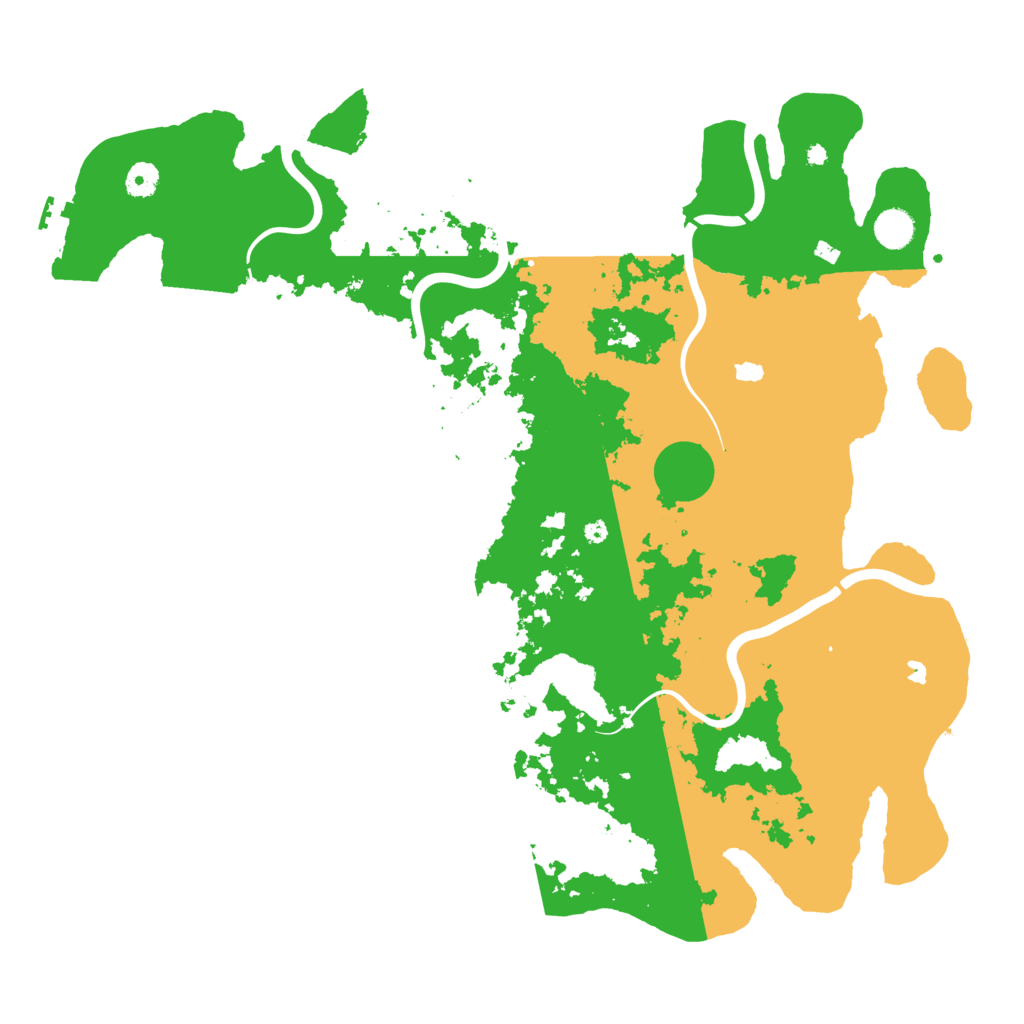 Biome Rust Map: Procedural Map, Size: 4500, Seed: 20240704