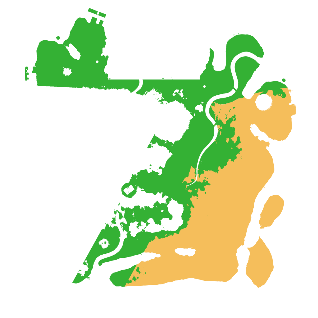 Biome Rust Map: Procedural Map, Size: 3500, Seed: 1818091084