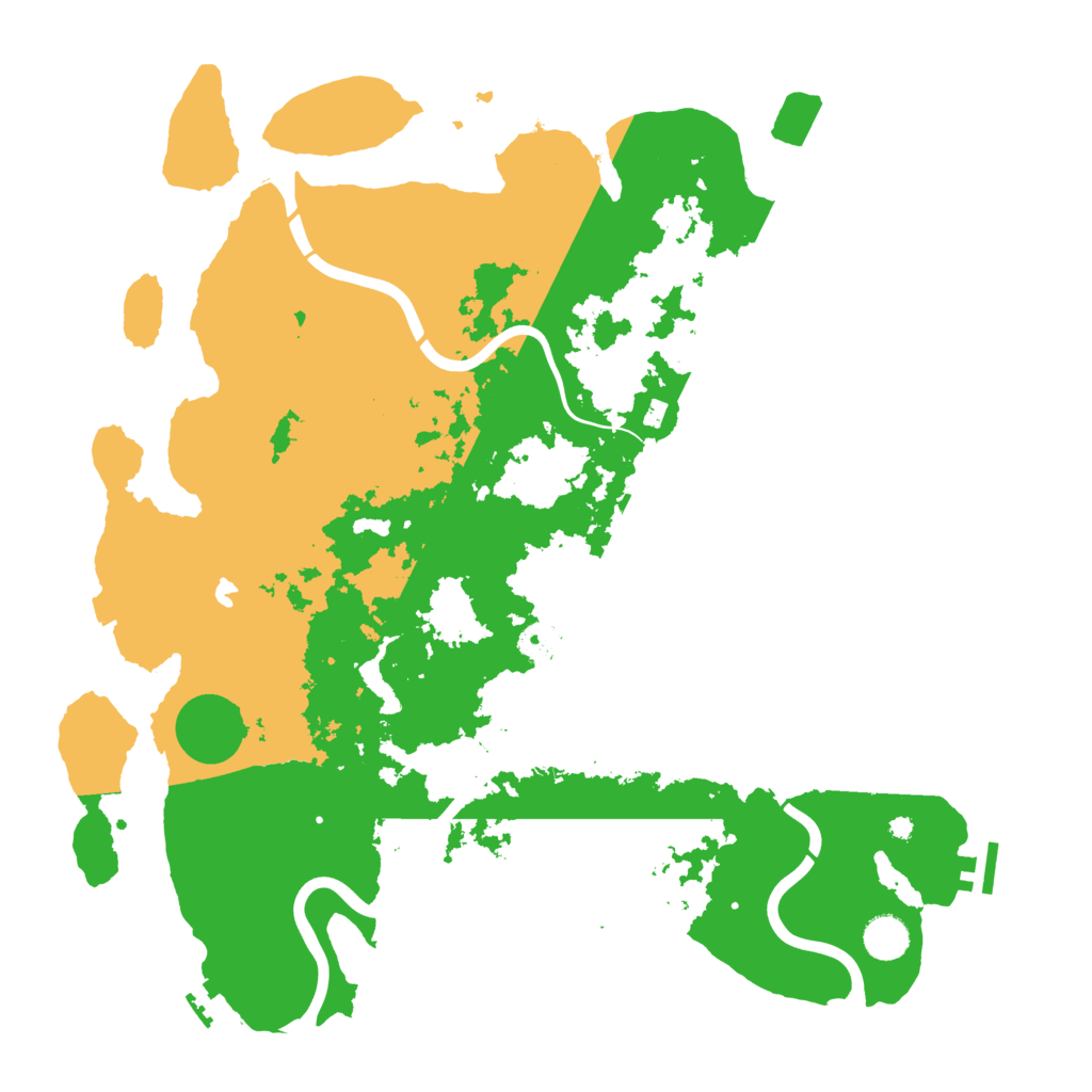 Biome Rust Map: Procedural Map, Size: 4250, Seed: 131677900