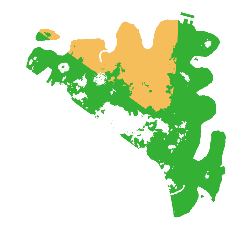 Biome Rust Map: Procedural Map, Size: 3500, Seed: 870867723