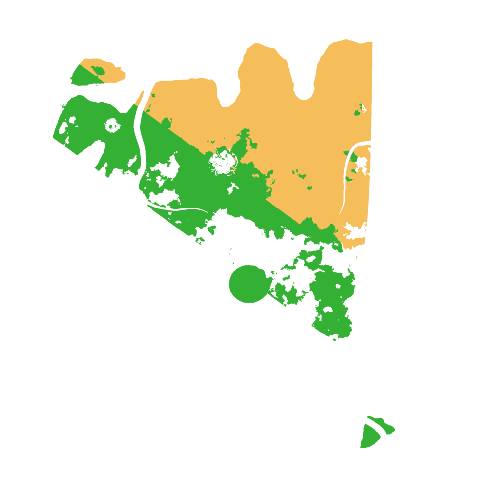 Biome Rust Map: Procedural Map, Size: 3500, Seed: 870867723
