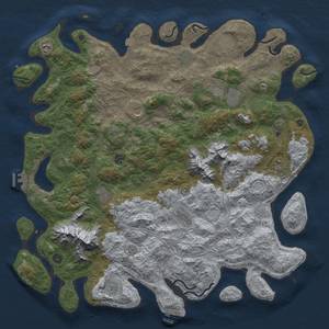 Thumbnail Rust Map: Procedural Map, Size: 5000, Seed: 1982492074, 19 Monuments