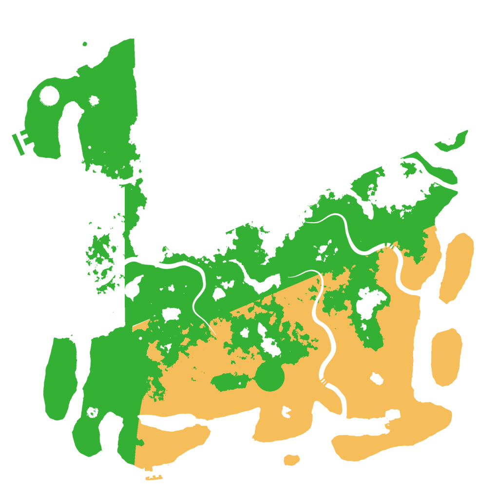 Biome Rust Map: Procedural Map, Size: 4500, Seed: 2053859374