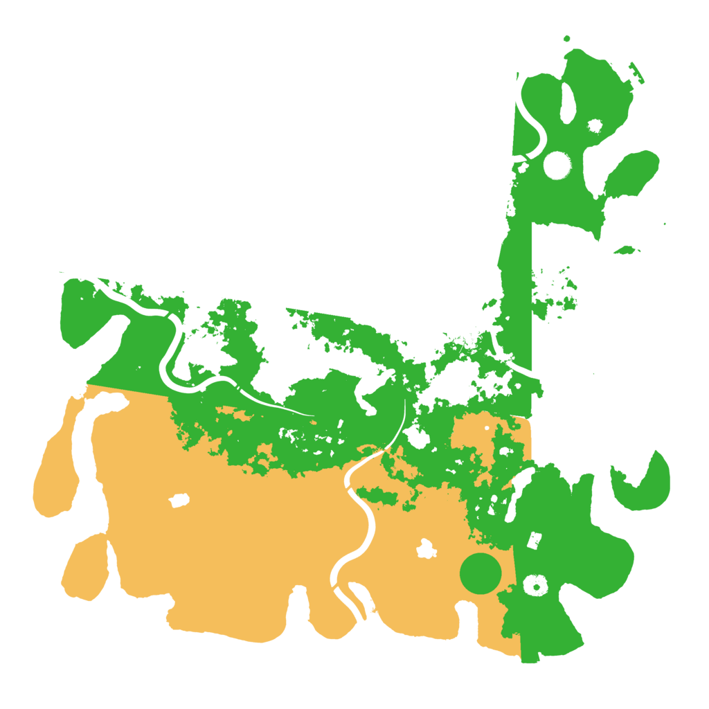 Biome Rust Map: Procedural Map, Size: 4500, Seed: 2991380
