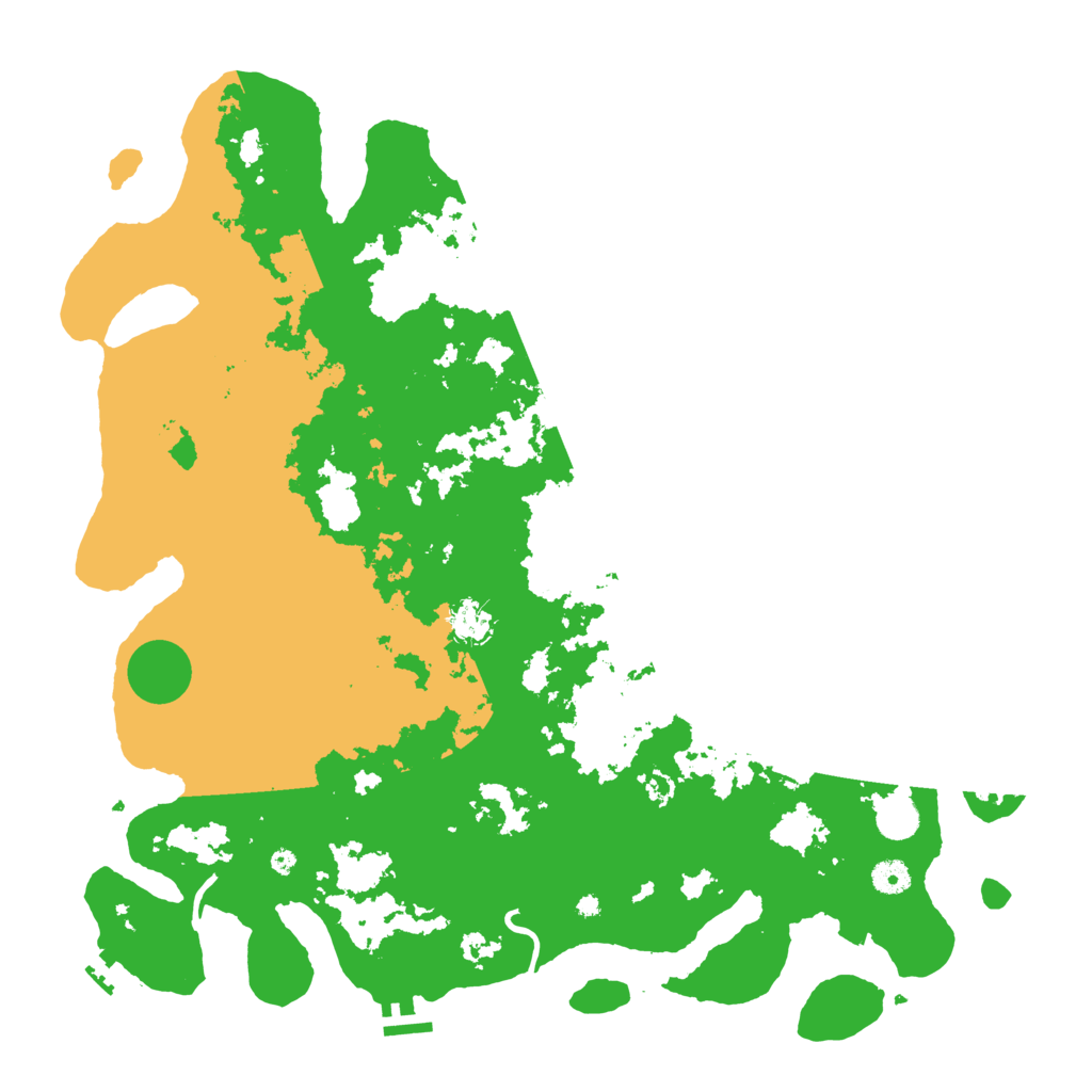 Biome Rust Map: Procedural Map, Size: 4500, Seed: 1231547489