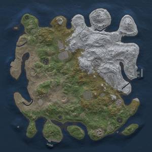 Thumbnail Rust Map: Procedural Map, Size: 3800, Seed: 37751398, 16 Monuments