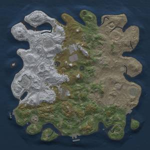 Thumbnail Rust Map: Procedural Map, Size: 4250, Seed: 1632428550, 19 Monuments