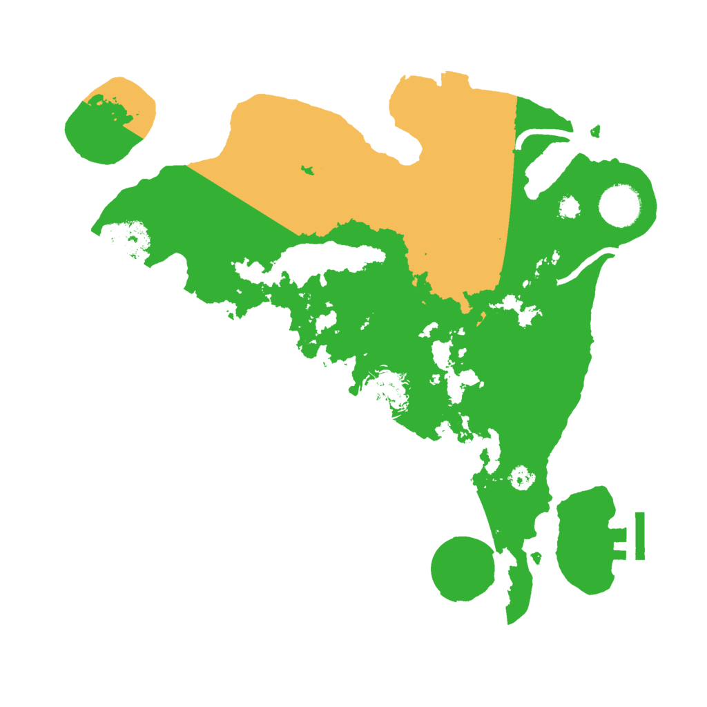 Biome Rust Map: Procedural Map, Size: 3000, Seed: 1024220978