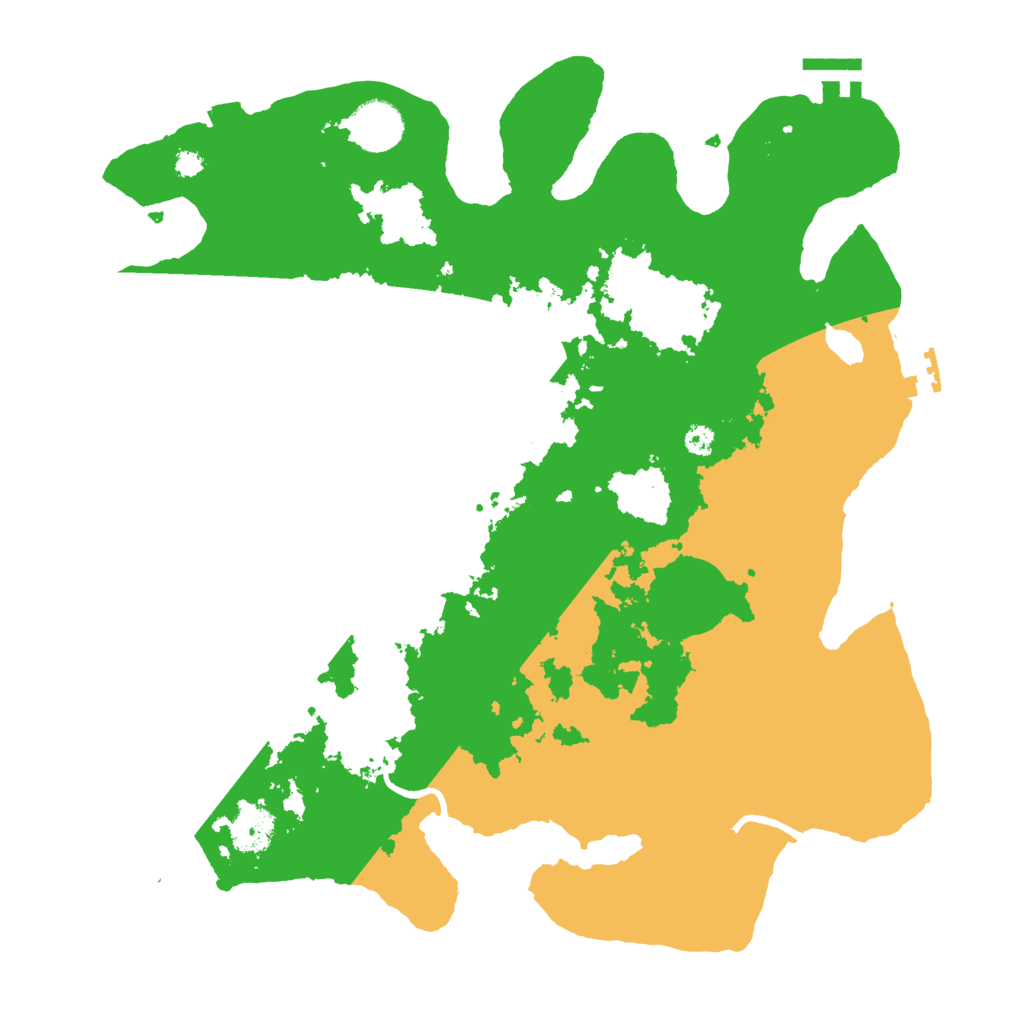 Biome Rust Map: Procedural Map, Size: 3500, Seed: 363200