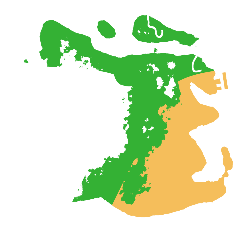 Biome Rust Map: Procedural Map, Size: 3000, Seed: 707696525