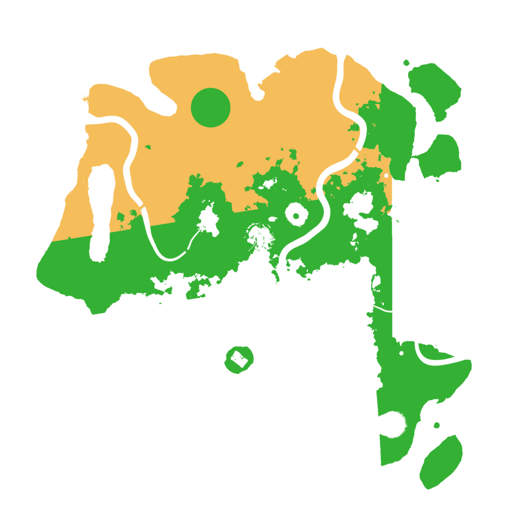 Biome Rust Map: Procedural Map, Size: 3500, Seed: 1947996459