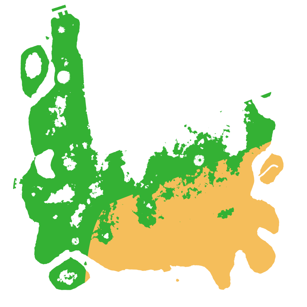 Biome Rust Map: Procedural Map, Size: 4300, Seed: 442348