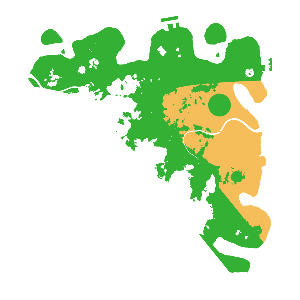 Biome Rust Map: Procedural Map, Size: 3500, Seed: 1270215552