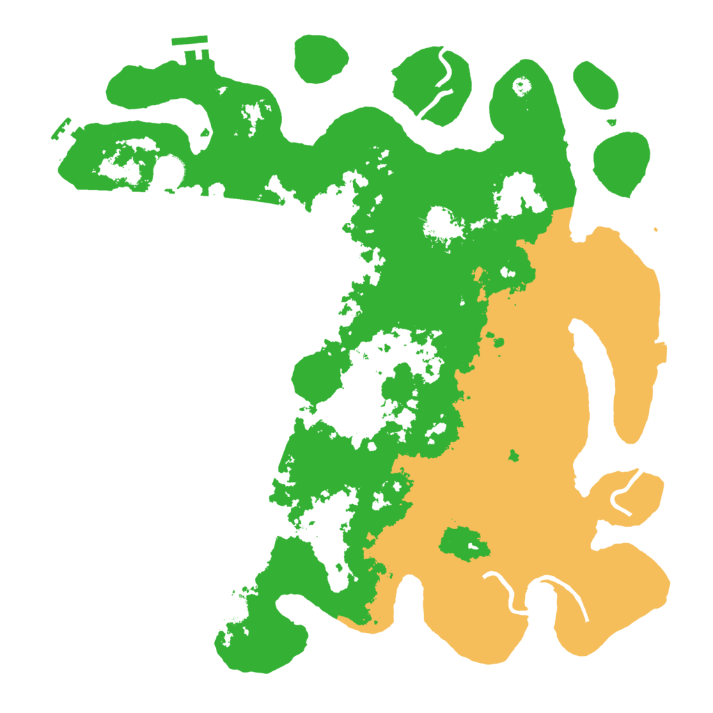 Biome Rust Map: Procedural Map, Size: 4000, Seed: 1000344590