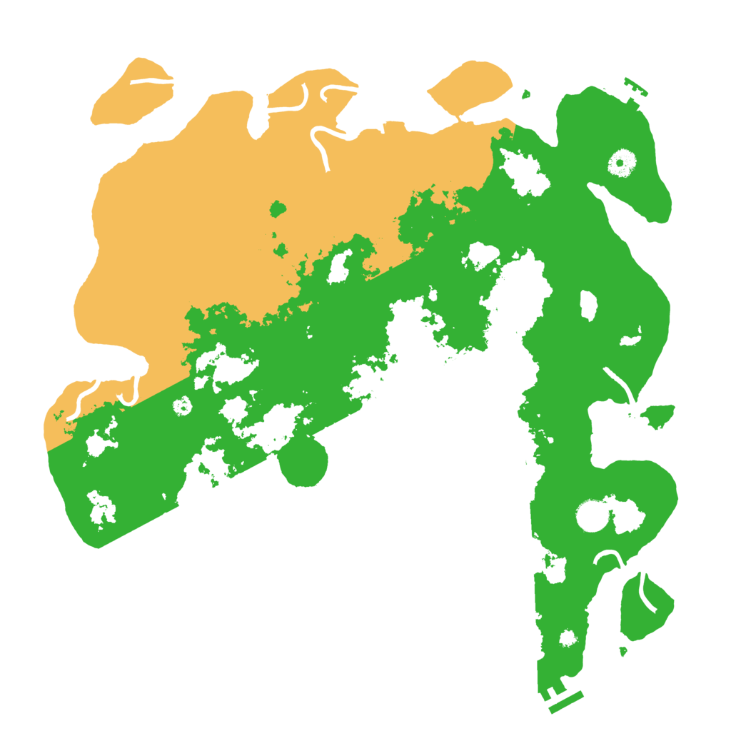Biome Rust Map: Procedural Map, Size: 4000, Seed: 101892657
