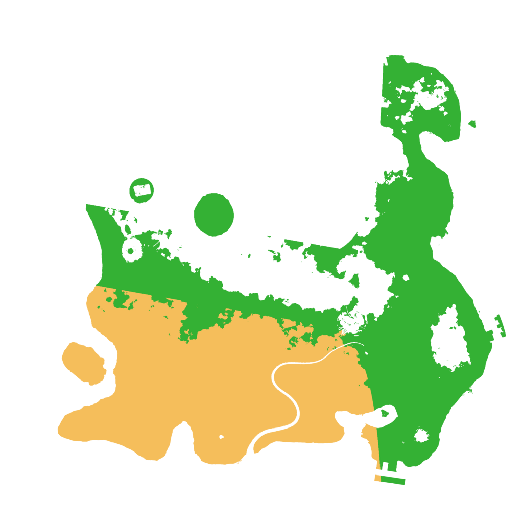 Biome Rust Map: Procedural Map, Size: 3478, Seed: 1248651491