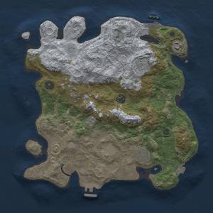 Thumbnail Rust Map: Procedural Map, Size: 3478, Seed: 1248651491, 15 Monuments