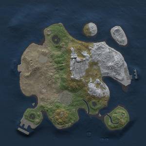 Thumbnail Rust Map: Procedural Map, Size: 2500, Seed: 642022807, 9 Monuments