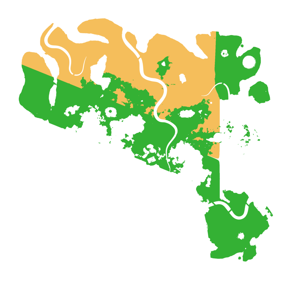 Biome Rust Map: Procedural Map, Size: 4000, Seed: 740996307