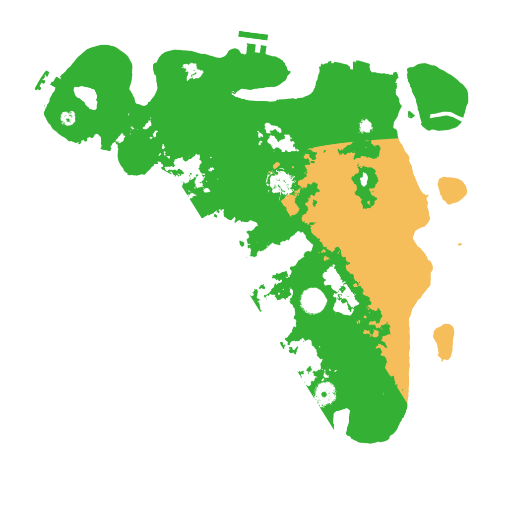 Biome Rust Map: Procedural Map, Size: 3500, Seed: 1649525774