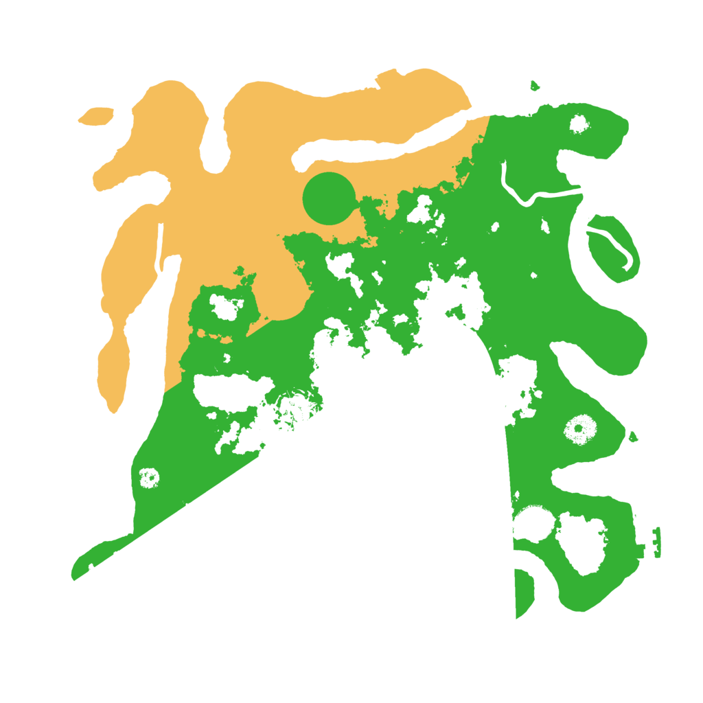 Biome Rust Map: Procedural Map, Size: 3500, Seed: 5687987