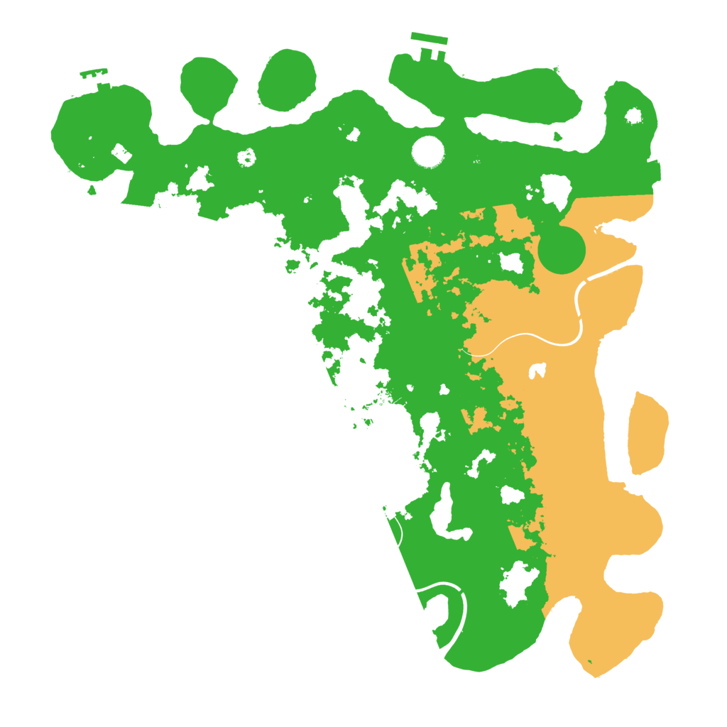 Biome Rust Map: Procedural Map, Size: 4000, Seed: 1918253283