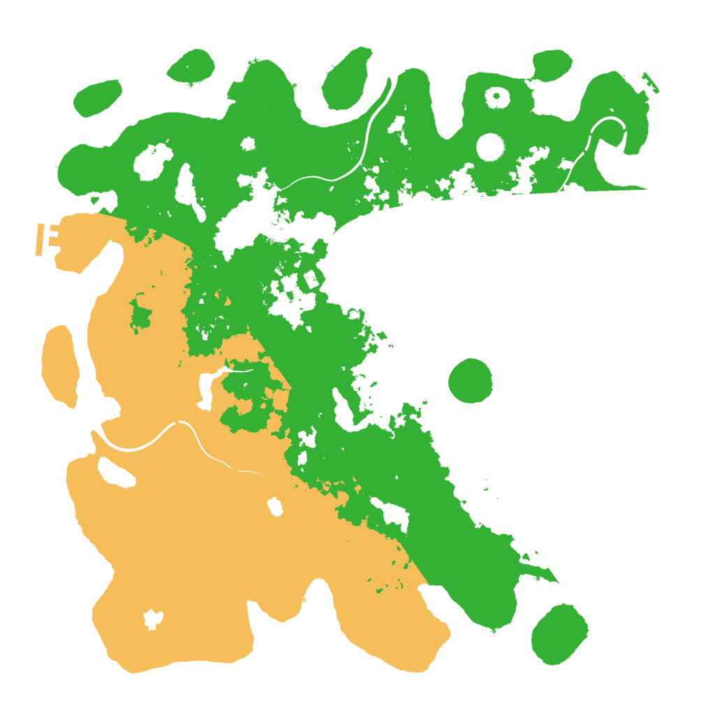 Biome Rust Map: Procedural Map, Size: 4500, Seed: 2048859100