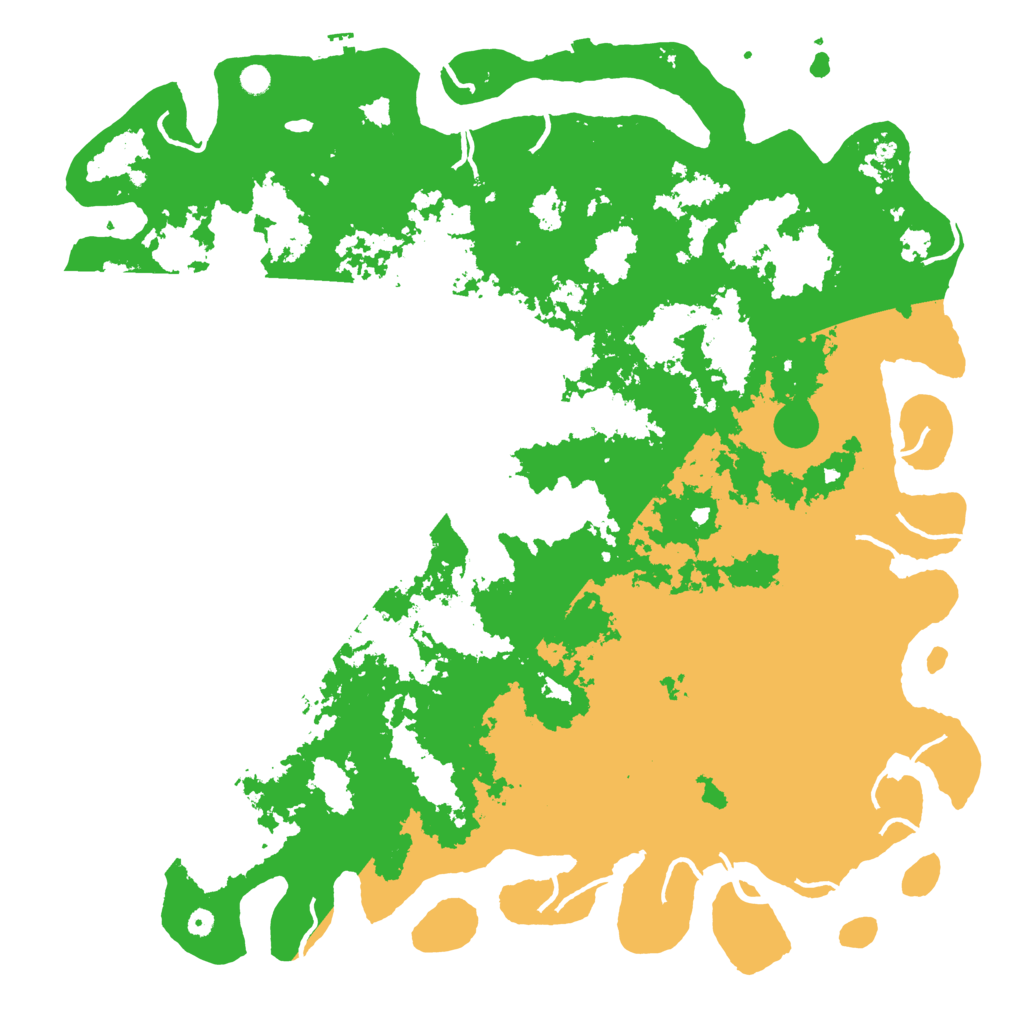 Biome Rust Map: Procedural Map, Size: 6000, Seed: 352768815